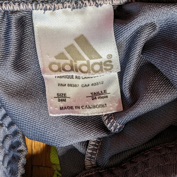✨20%of✨ Adidas Shirts Boys 24 mo kid Grey Gray gym running Outdoor active school - Picture 11 of 12